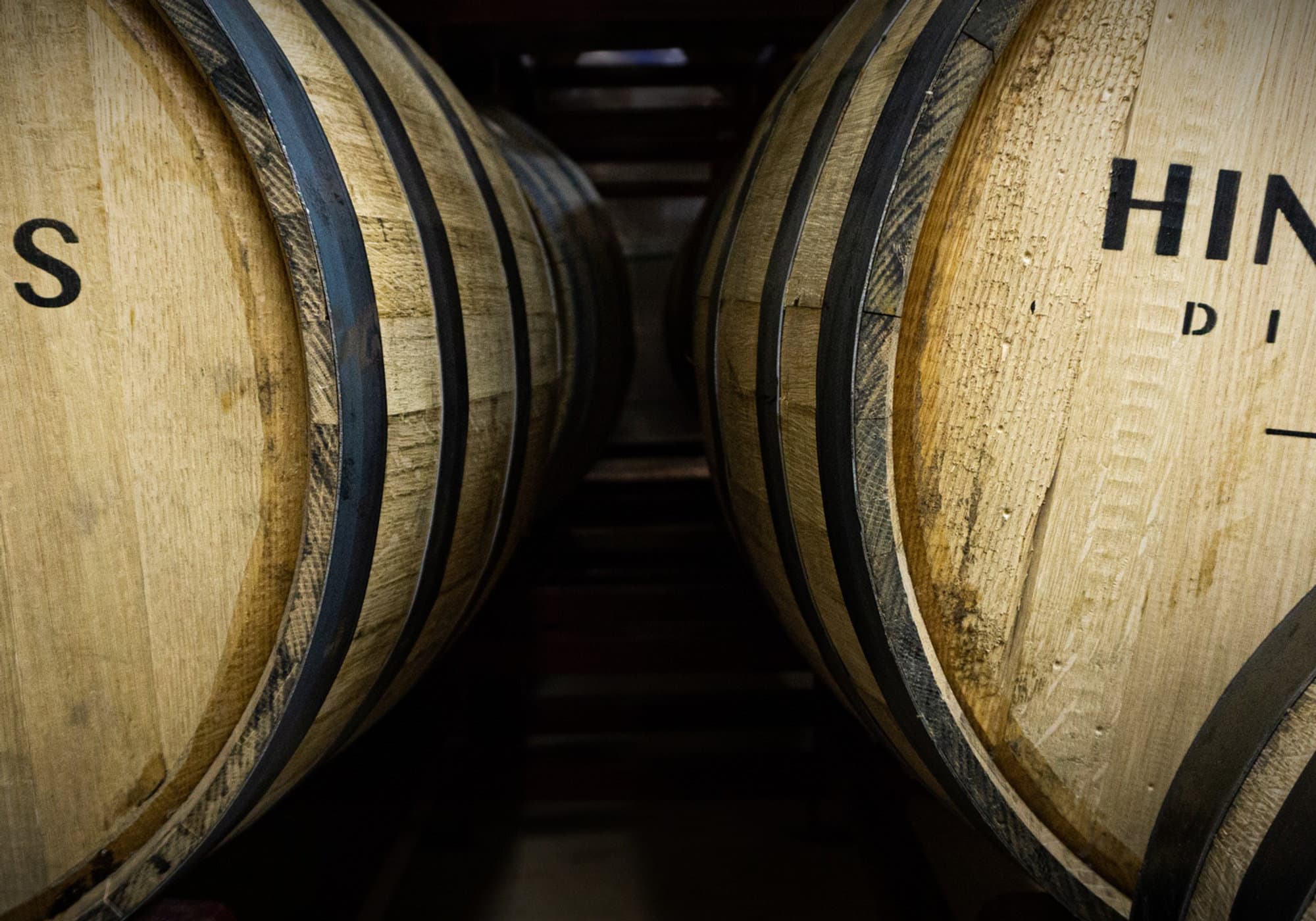 Wine casks in the Hinterhaus cellar