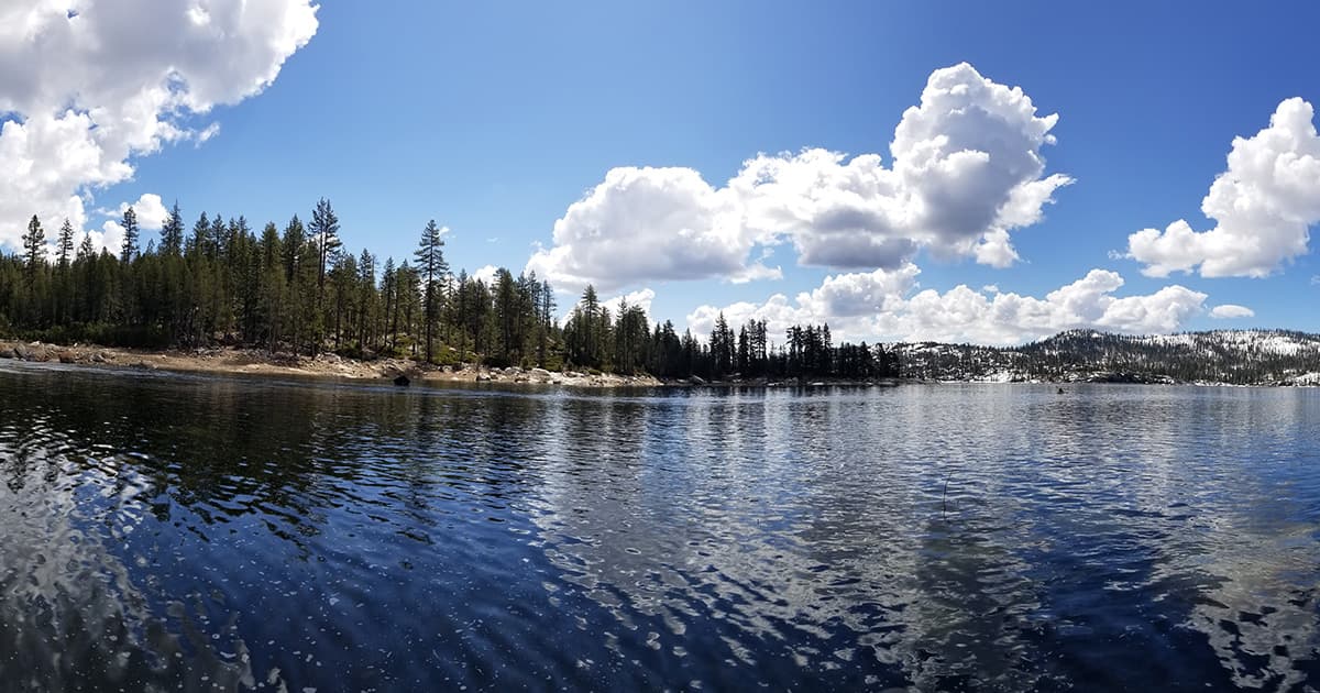 Alpine lake and granite above Arnold